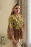 کت زنانه مجلسی طراحی خاص عروسکی مناسب مهمانی و مجالس | chic wear