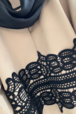 خرید کت زنانه نواردوزی شده کرم نسکافهای مناسب مهمانی و مراسم | classy wear